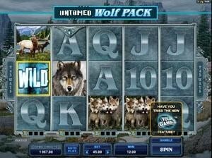 untamed wolf pack game