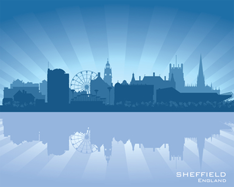 Sheffield uk map free