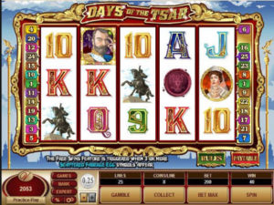 days of the tsar pokie